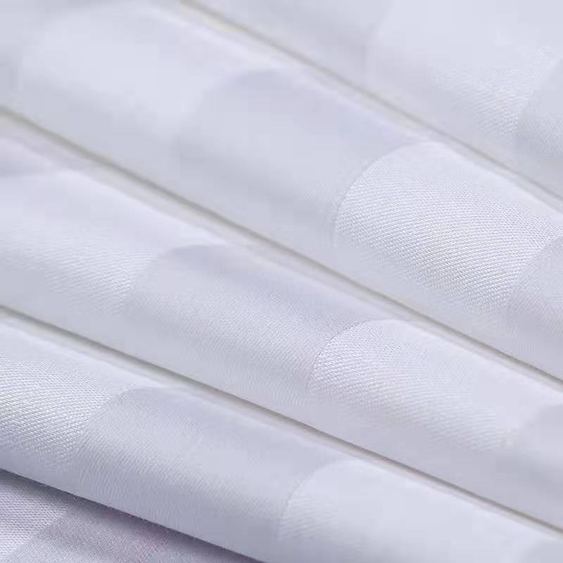 stripy sateen bed linen